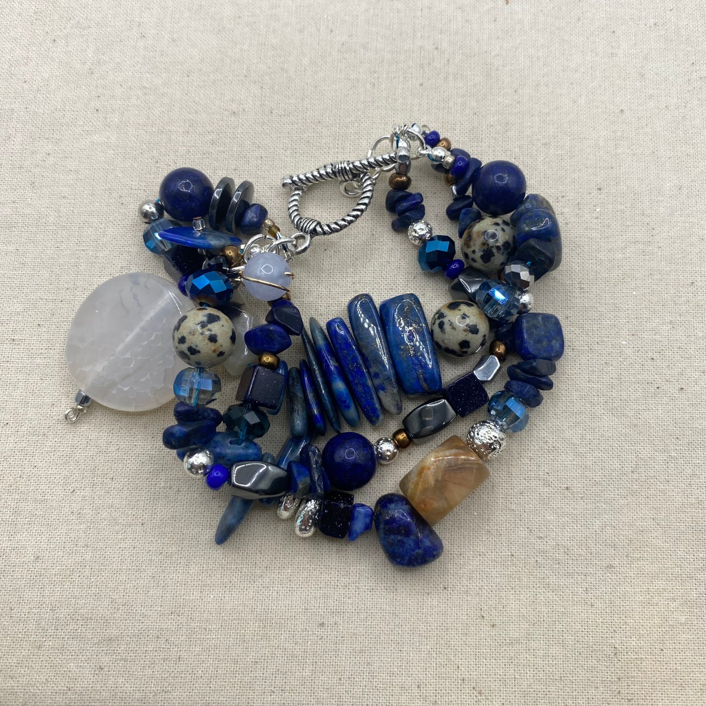 Blue Lapis Lazuli Opulence Bracelet