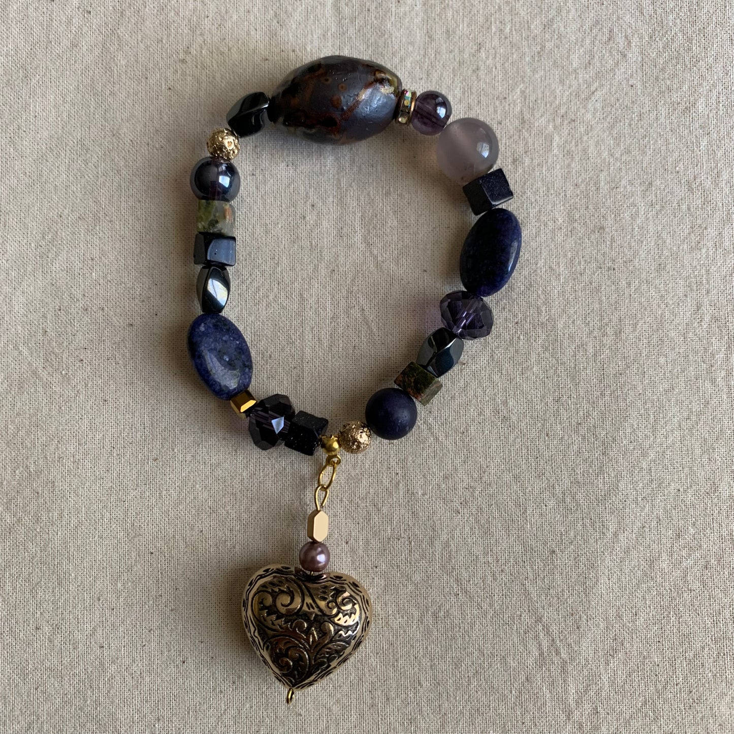 Sodalite Purple Bliss Weekend Bracelet Stack Set