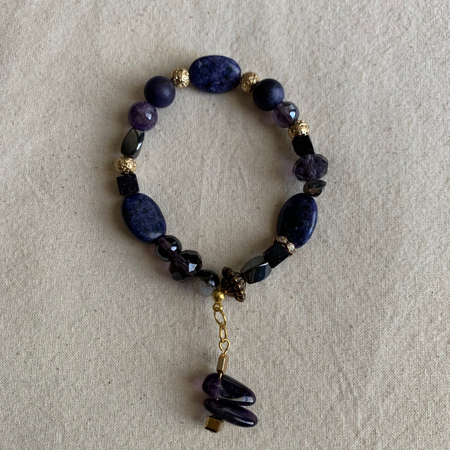 Sodalite Purple Bliss Weekend Bracelet Stack Set