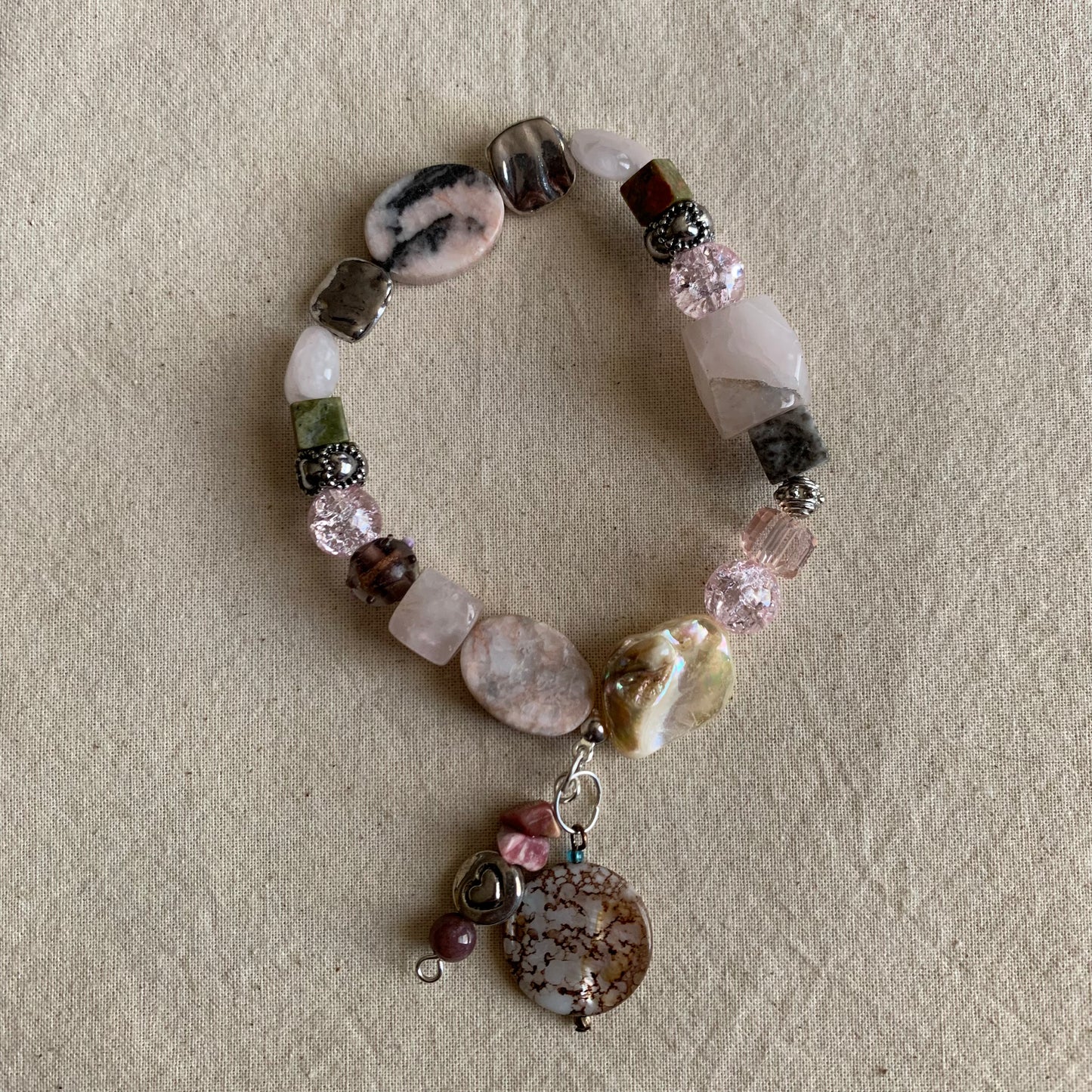 Dusty Rose Beauty Weekend Bracelet Stack Set