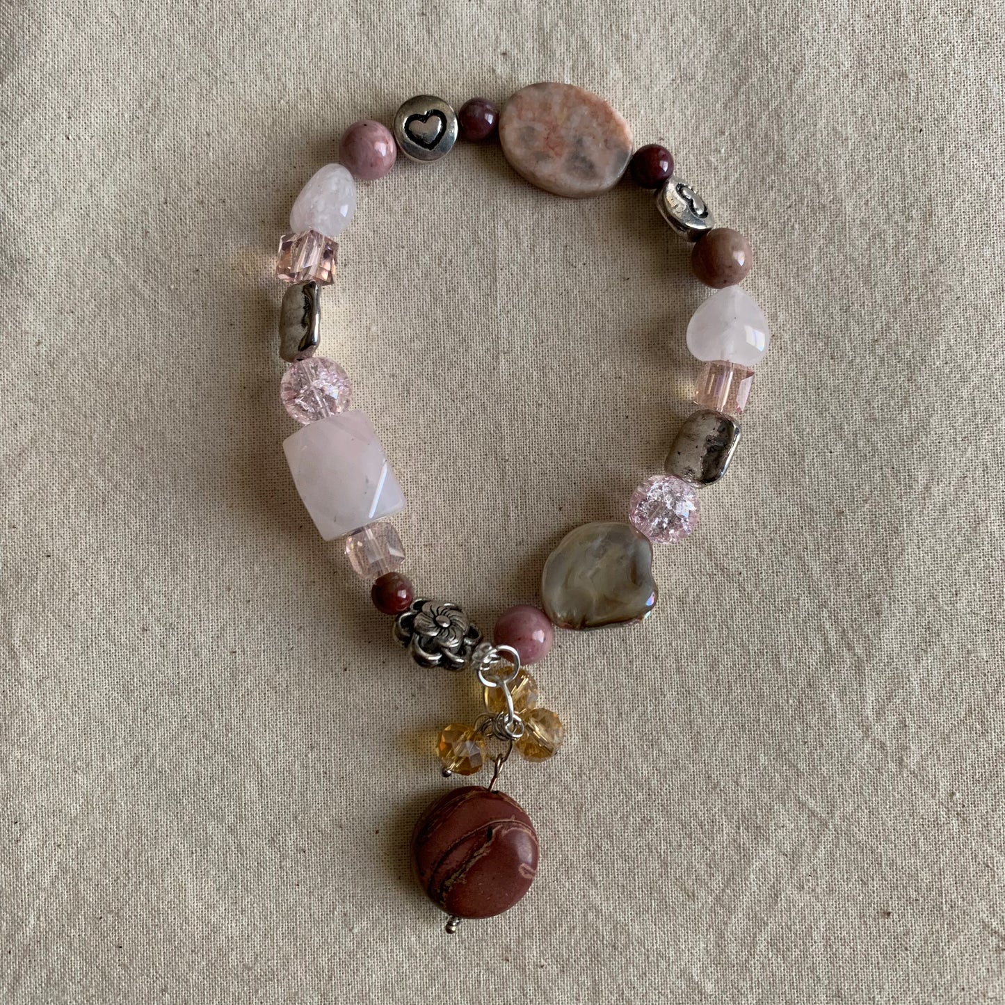 Dusty Rose Beauty Weekend Bracelet Stack Set