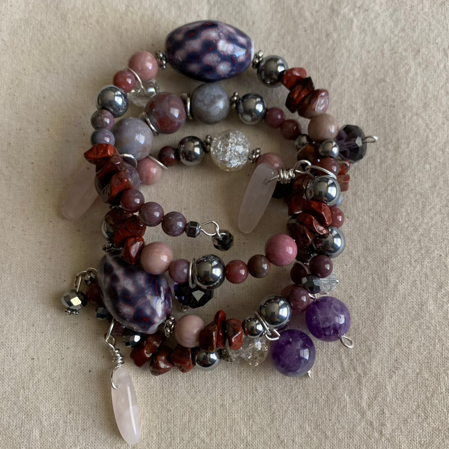 Earth Goddess Spiral Bracelet