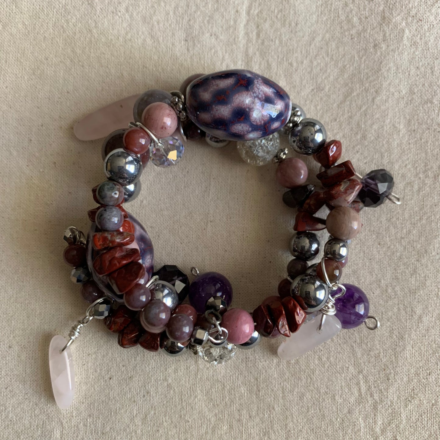 Earth Goddess Spiral Bracelet