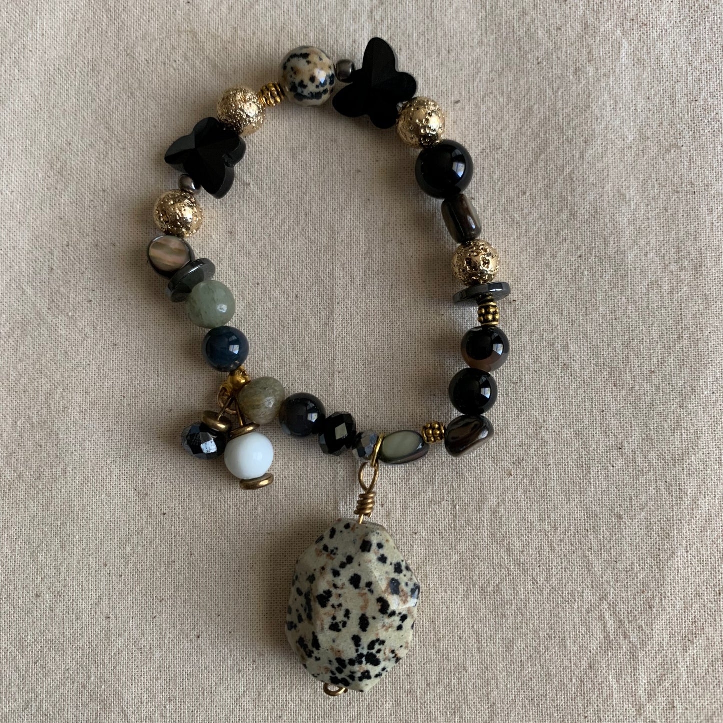 Dark Jasper Weekend Bracelet Stack Set