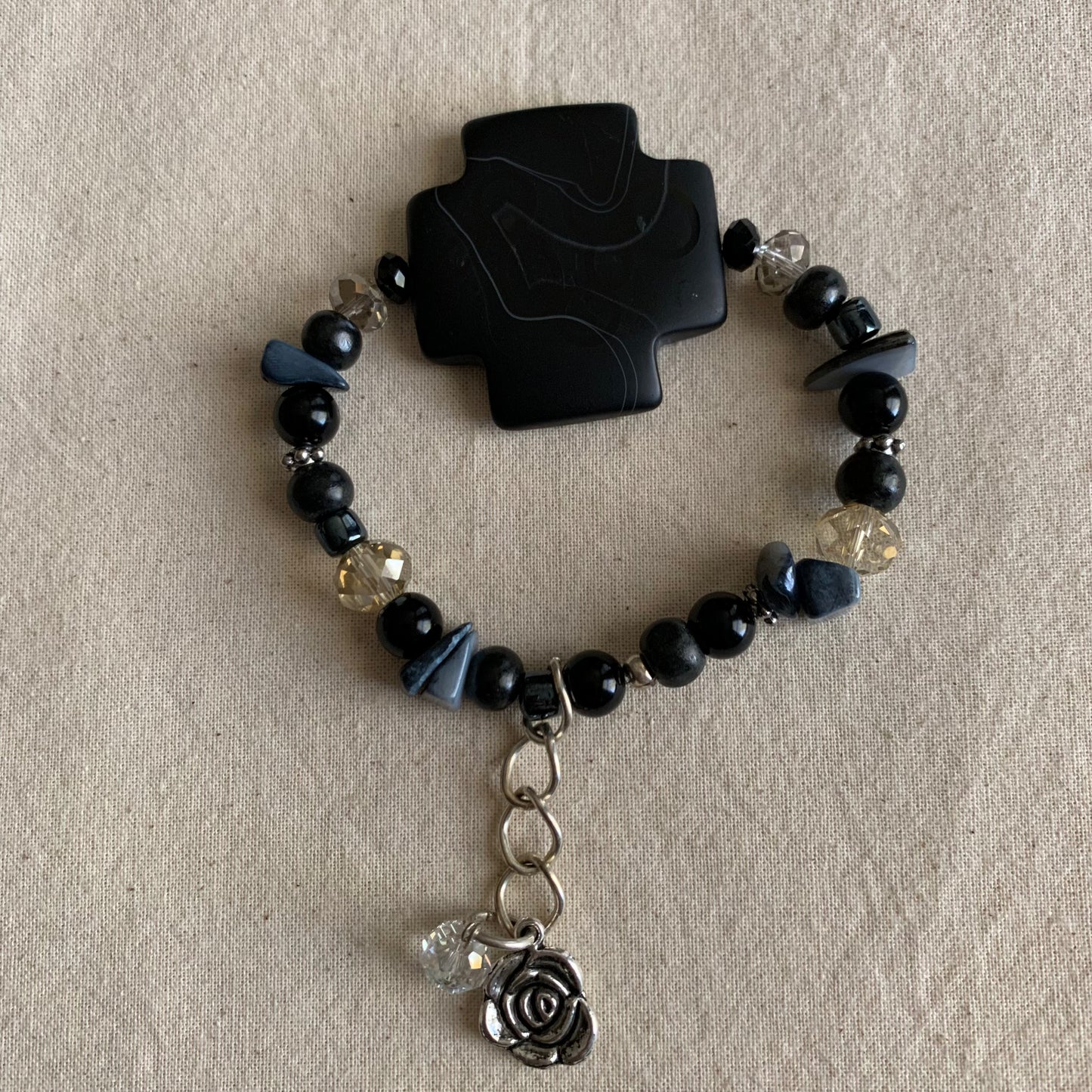Elegant Onyx Weekend Bracelet Stack Set