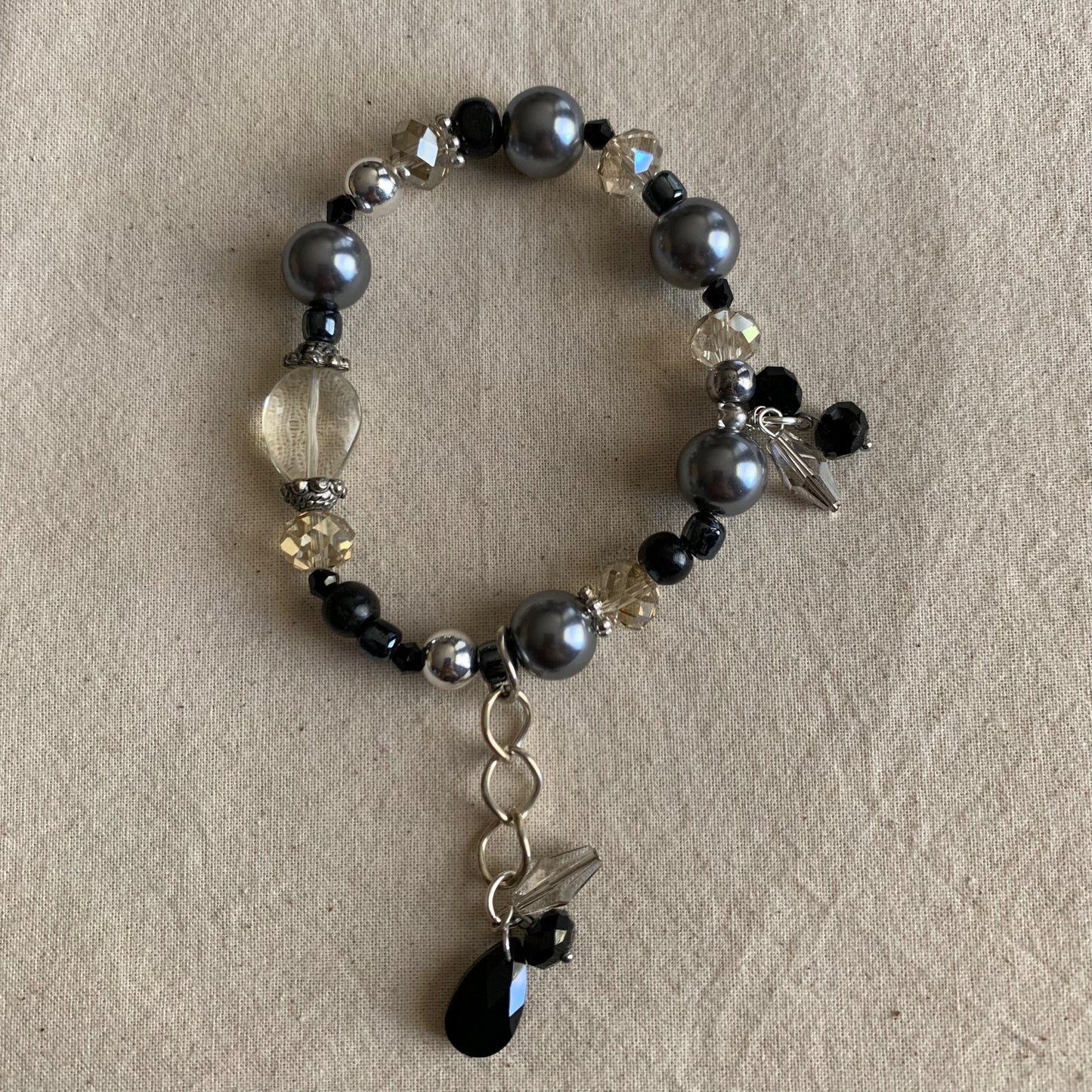 Elegant Onyx Weekend Bracelet Stack Set