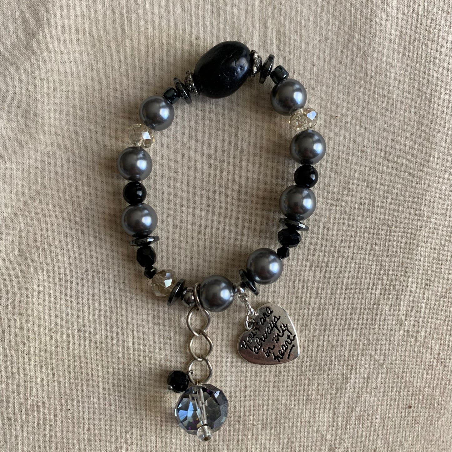 Elegant Onyx Weekend Bracelet Stack Set