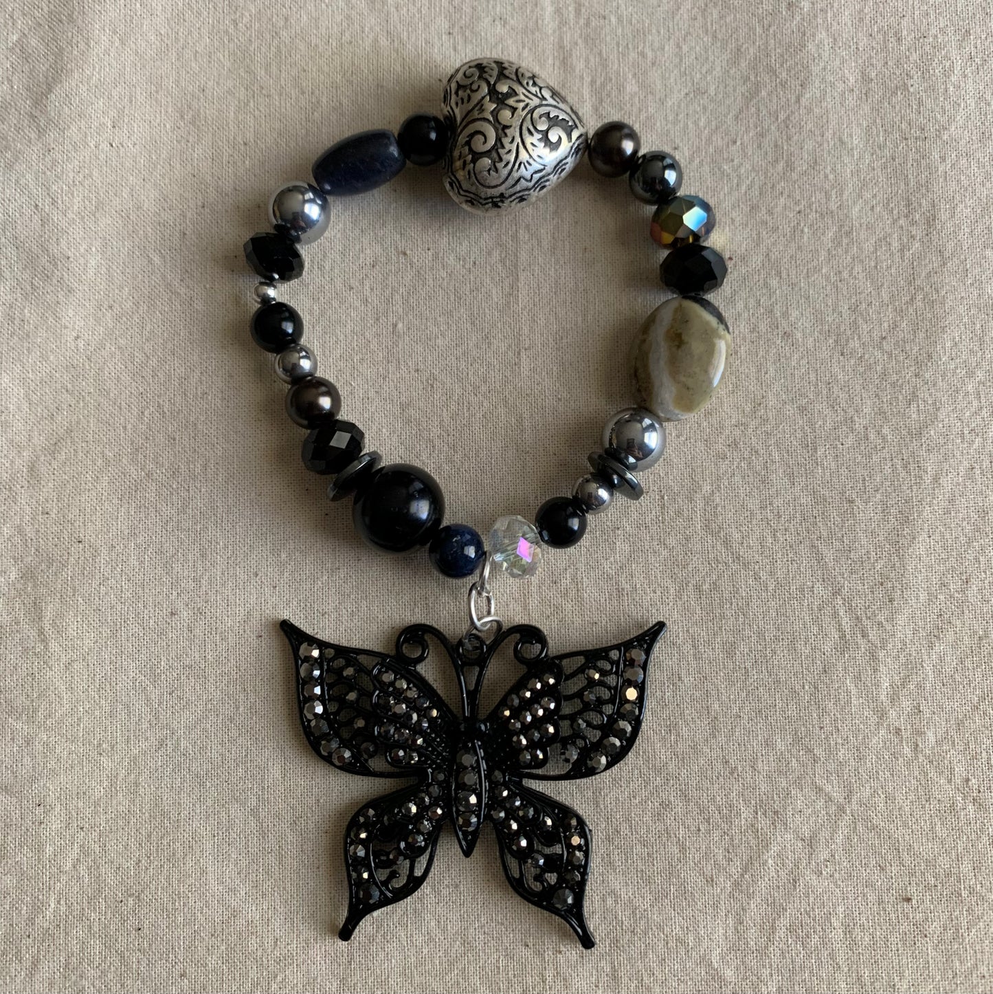 Black Butterfly Weekend Bracelet Stack Set