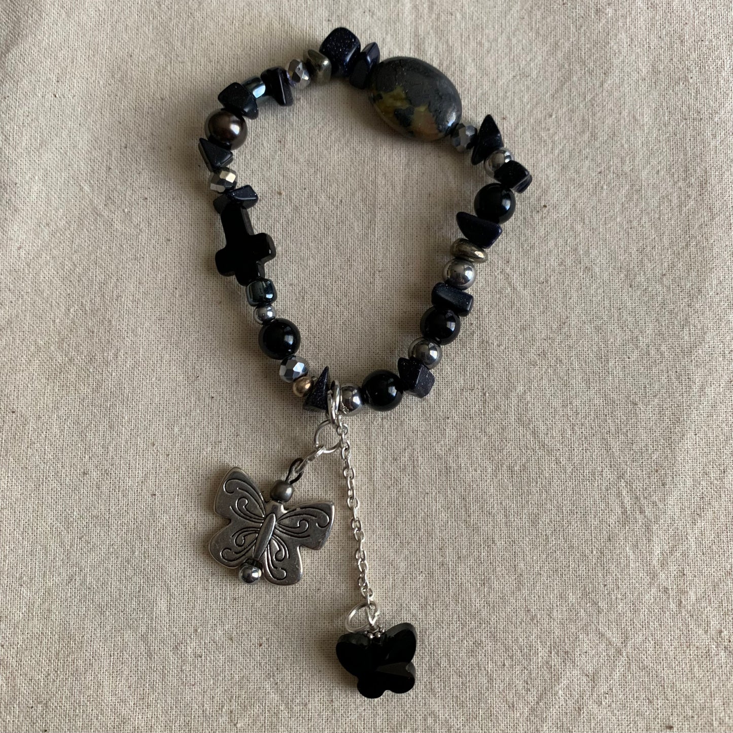 Black Butterfly Weekend Bracelet Stack Set