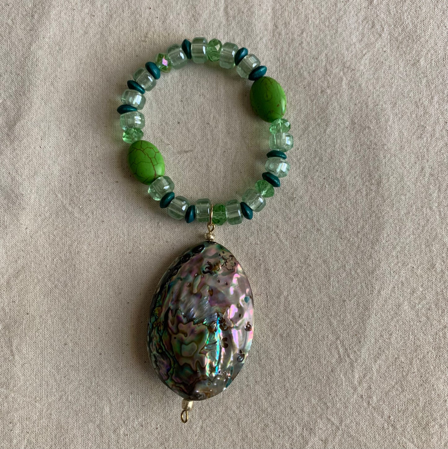 Green Abalone Weekend Bracelet Stack Set
