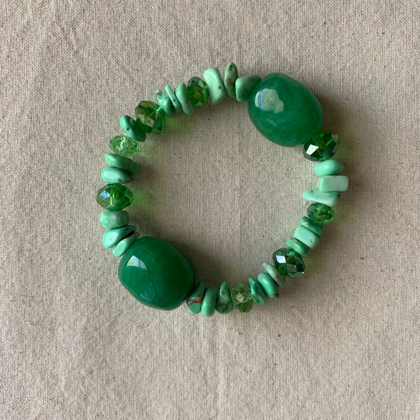 Green Abalone Weekend Bracelet Stack Set