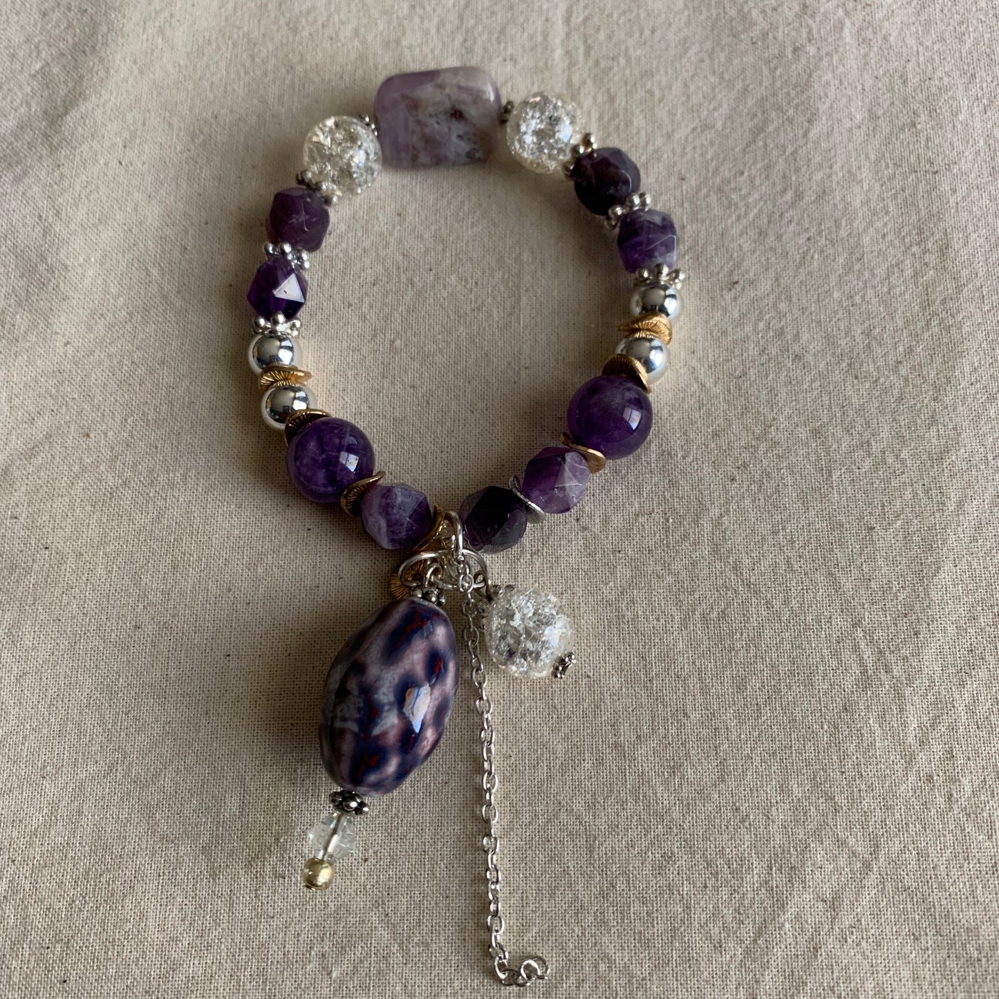 Purple Amethyst Weekend Bracelet Stack Set