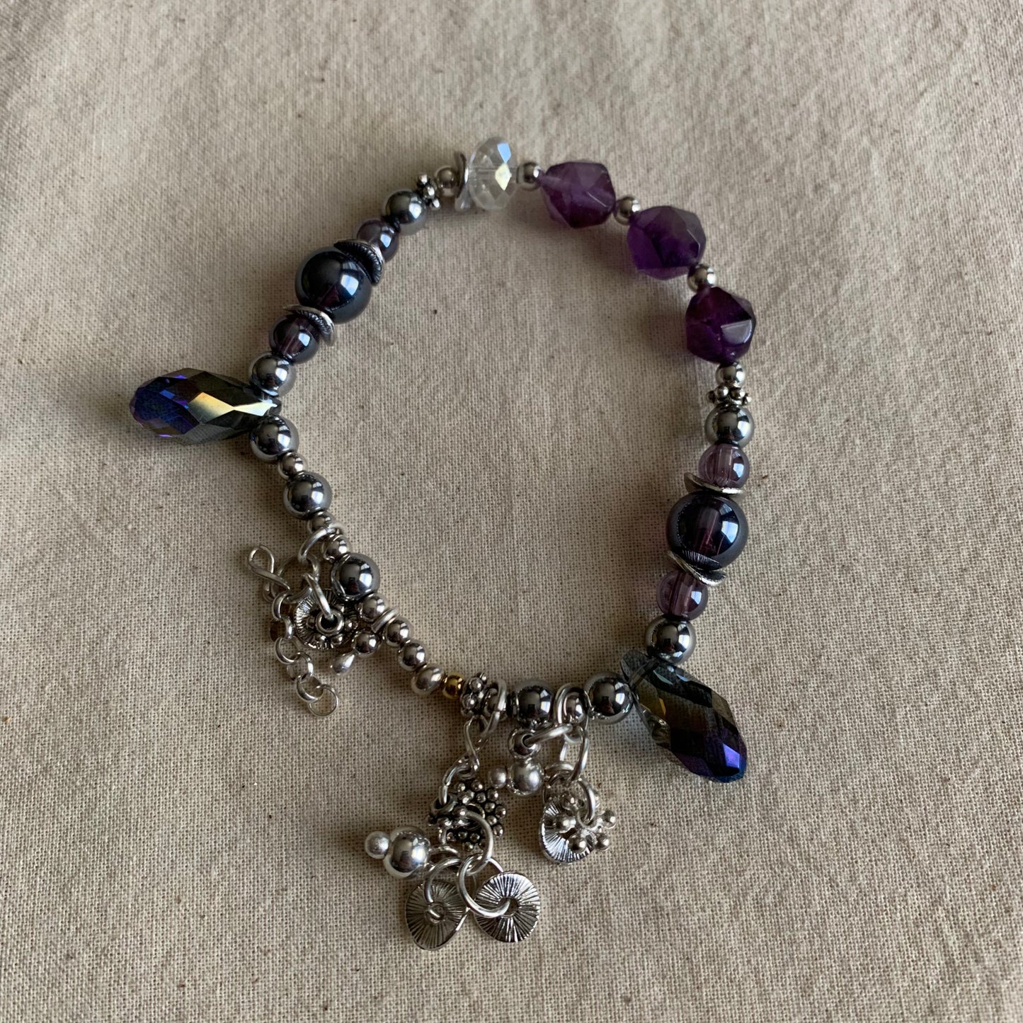 Romantic Moonstone Weekend Bracelet Stack Set