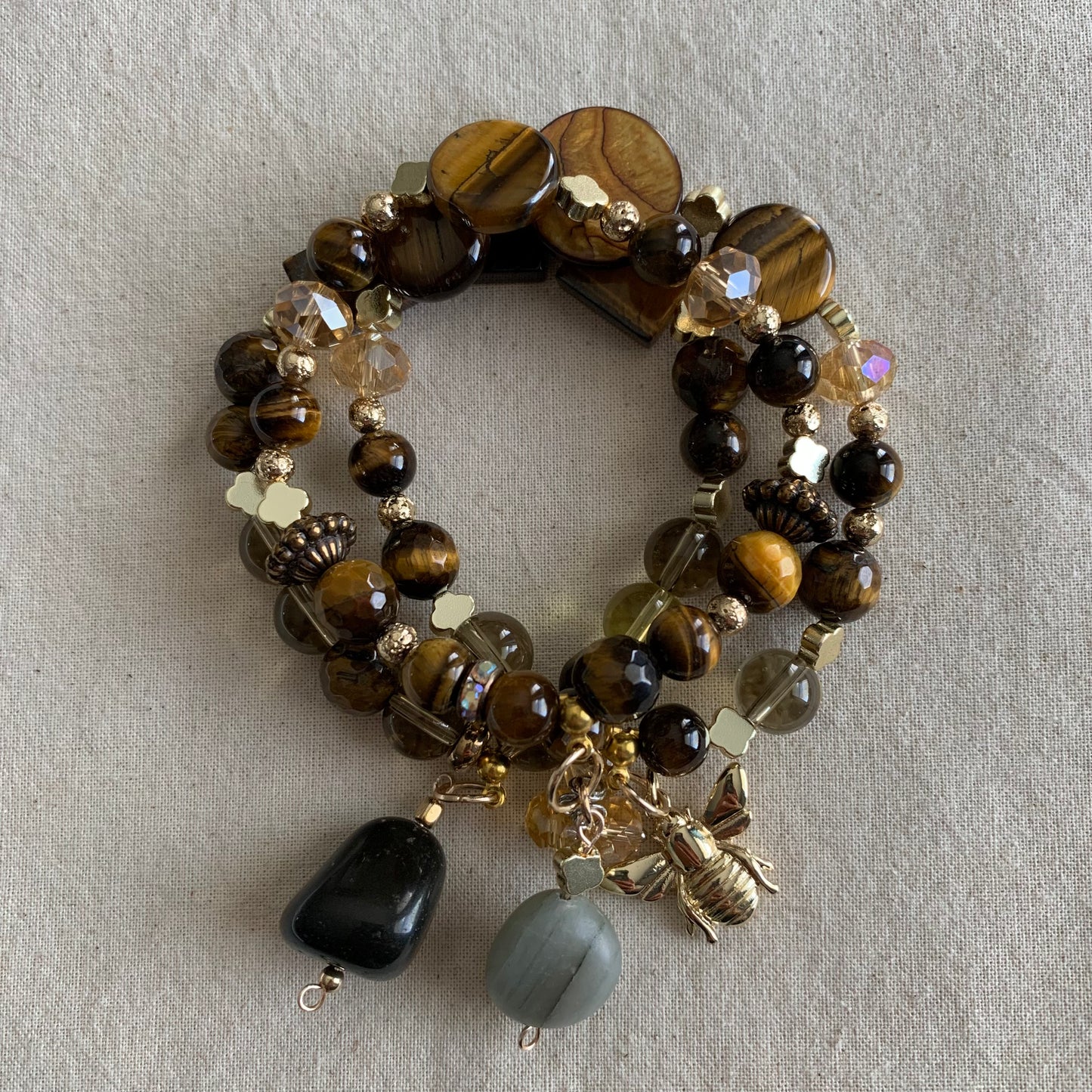 Eye Of The Tiger Weekend Bracelet Stack Set