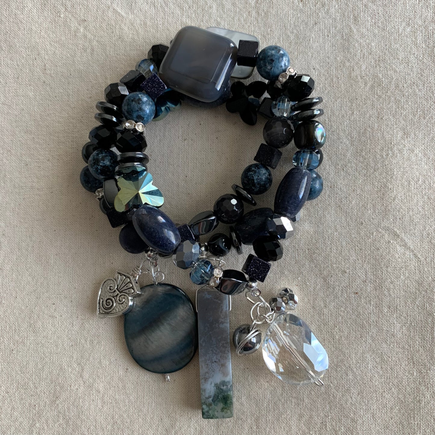 Dark Night Weekend Bracelet Stack Set