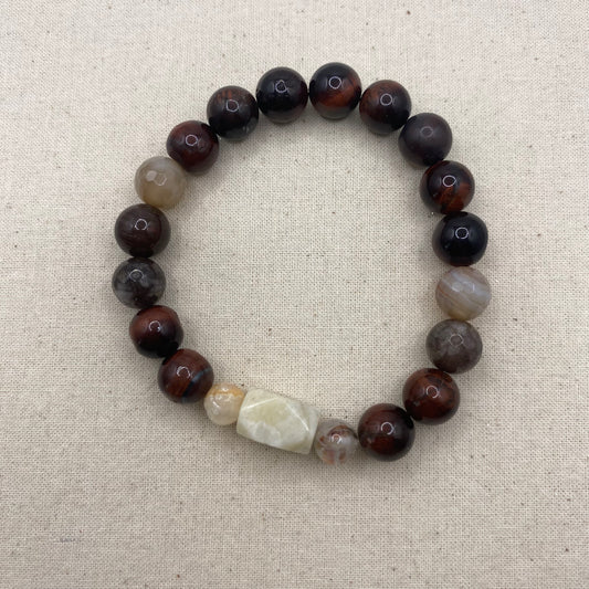 Surfer Beaded Men's Bracelet