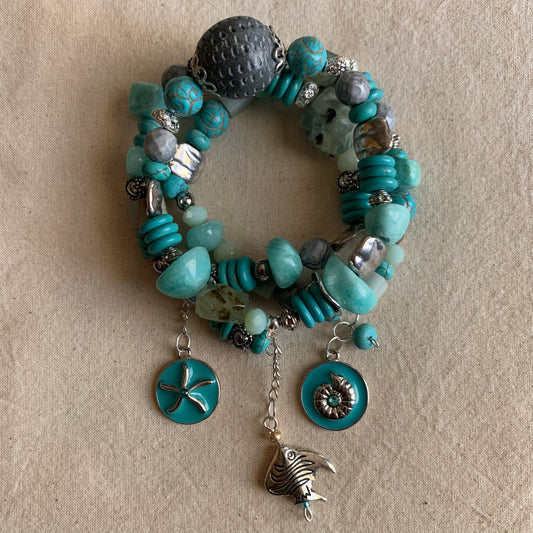 Seashore Babe Weekend Bracelet Stack Set