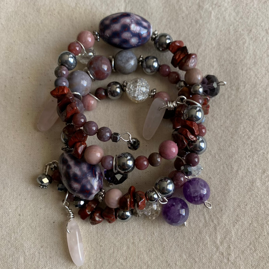 Earth Goddess Spiral Bracelet