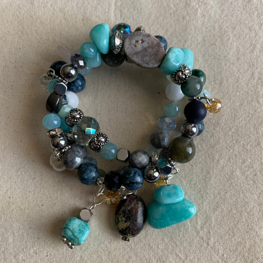 Ocean Waves Weekend Bracelet Stack Set