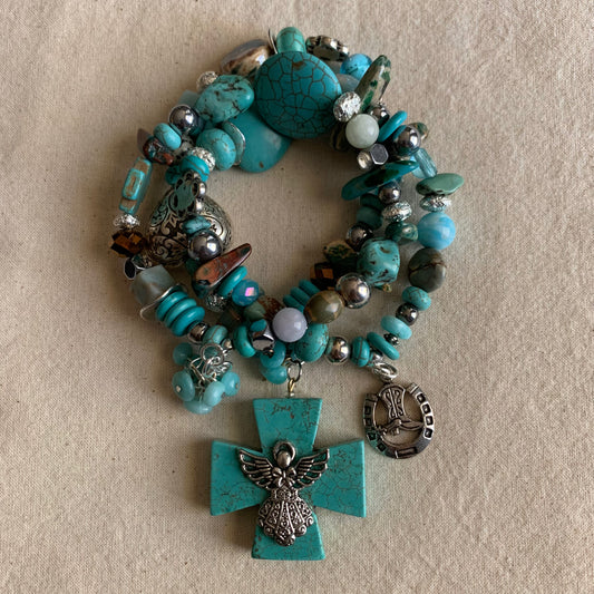 Western Cowgirl Weekend Bracelet Stack Set