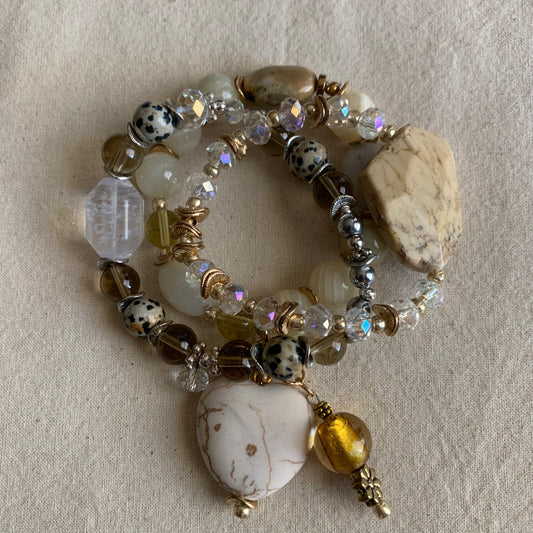 Serene Green Weekend Bracelet Stack Set