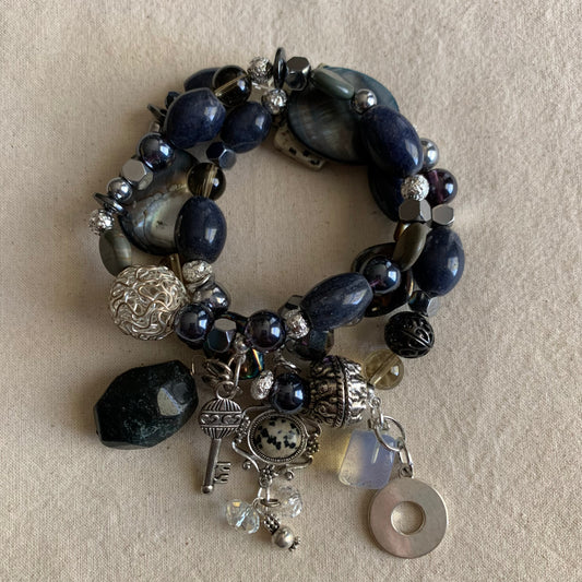 Jazzy Blues Weekend Bracelet Stack