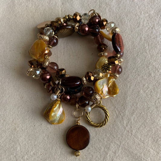 Mix It Up Browns Weekend Bracelet Stack Set