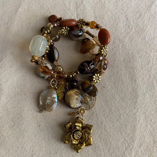Rose Honey Weekend Bracelet Stack Set