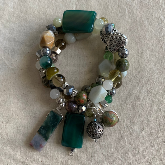 Green With Envy Weekend Bracelet Stack Set