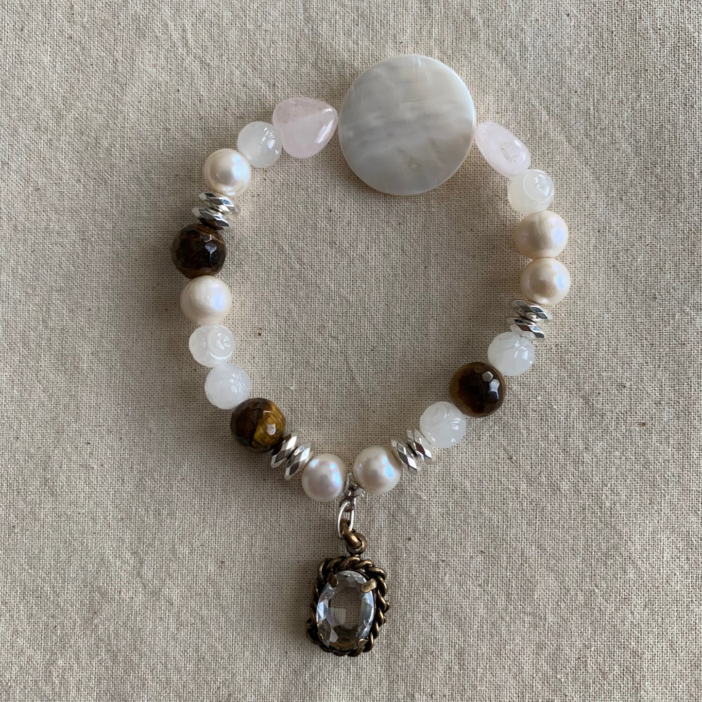 White Dove Weekend Bracelet Stack Set