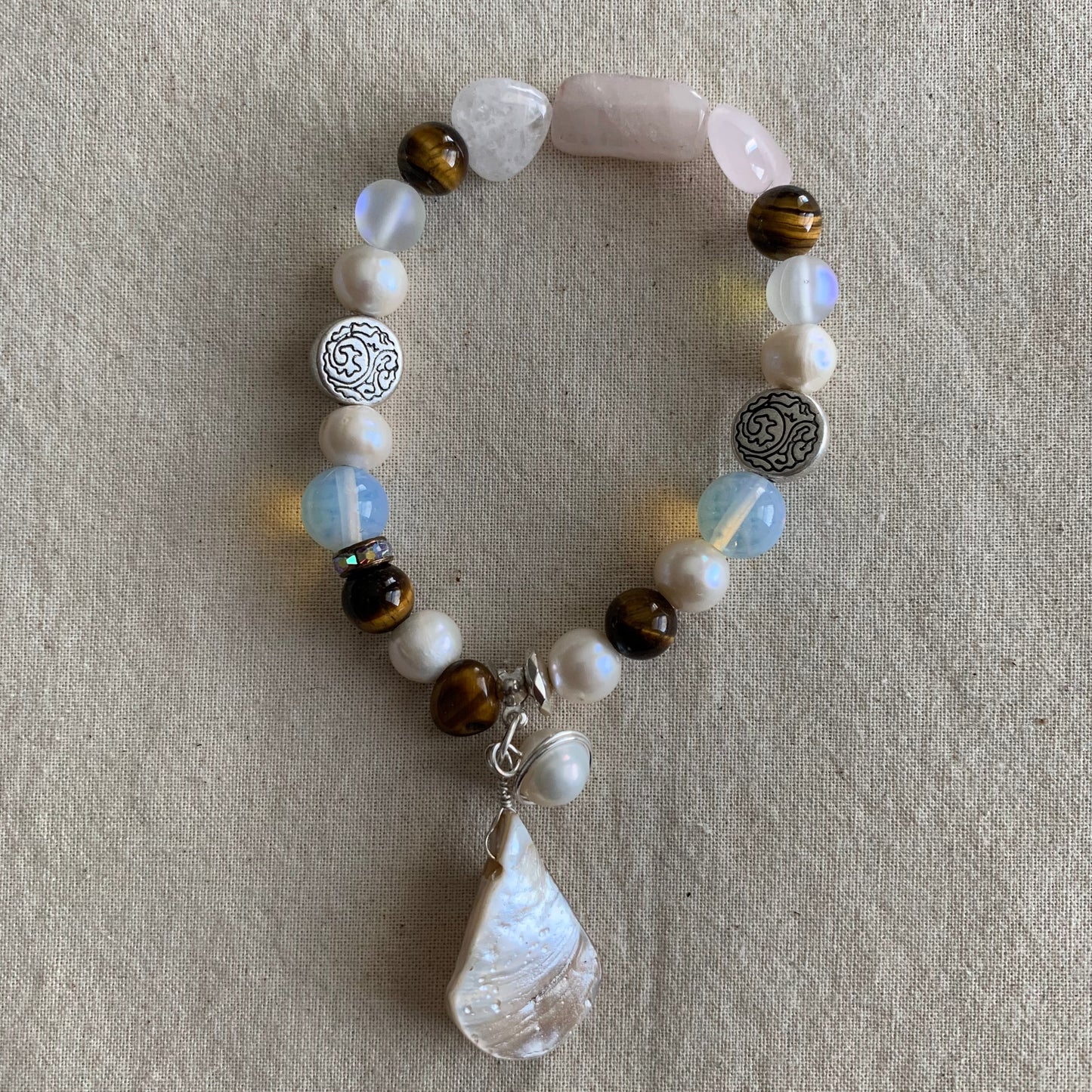 White Dove Weekend Bracelet Stack Set